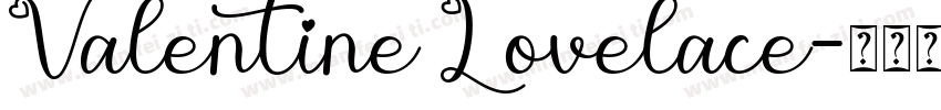 Valentine Lovelace字体转换